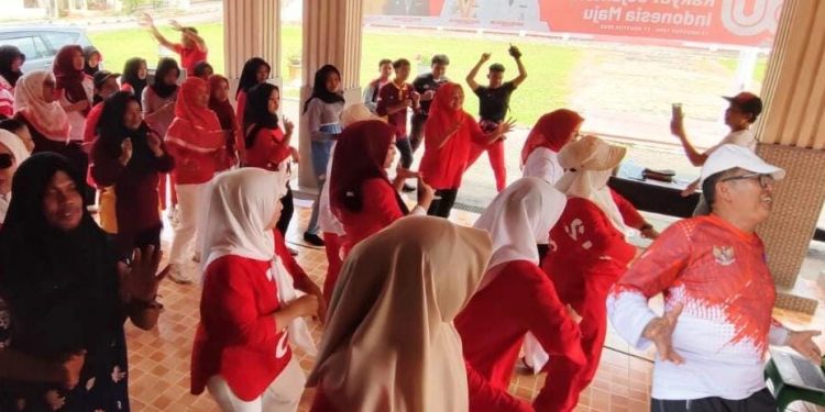 Voli Badut hingga Baris Berbaris Mata Tertutup, Lomba HUT RI di Diskominfo Merangin Bikin Ngakak