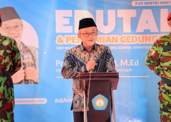 Resmikan Gedung Terpadu SMP Muhammadiyah 9 Boarding School Tanggulangin-PPM