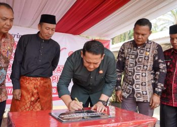 Pasar Bang Syukur Resmi Diresmikan, Hadiah Ulang Tahun Desa Plakar Jaya