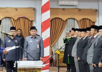 Bupati Merangin H. M Syukur Lantik 15 Pejabat Pimpinan Tinggi Pratama