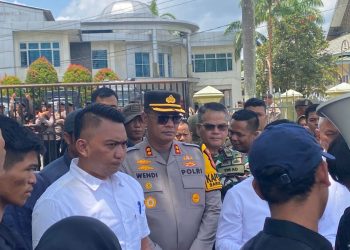 Polres Sarolangun Kawal Aksi Mahasiswa di DPRD, Berjalan Aman dan Kondusif