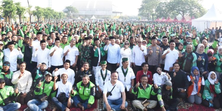 Bupati dan Wakil Bupati Sidoarjo Ajak Ojol Bersatu Jaga Kota