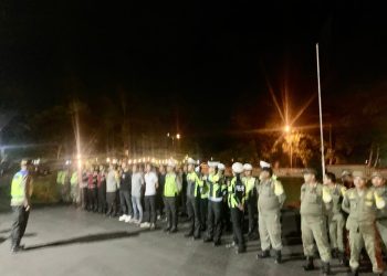 Jaga Kondusivitas Sarolangun, Ratusan Aparat Gelar Patroli Skala Besar
