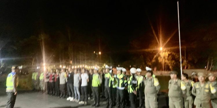 Jaga Kondusivitas Sarolangun, Ratusan Aparat Gelar Patroli Skala Besar