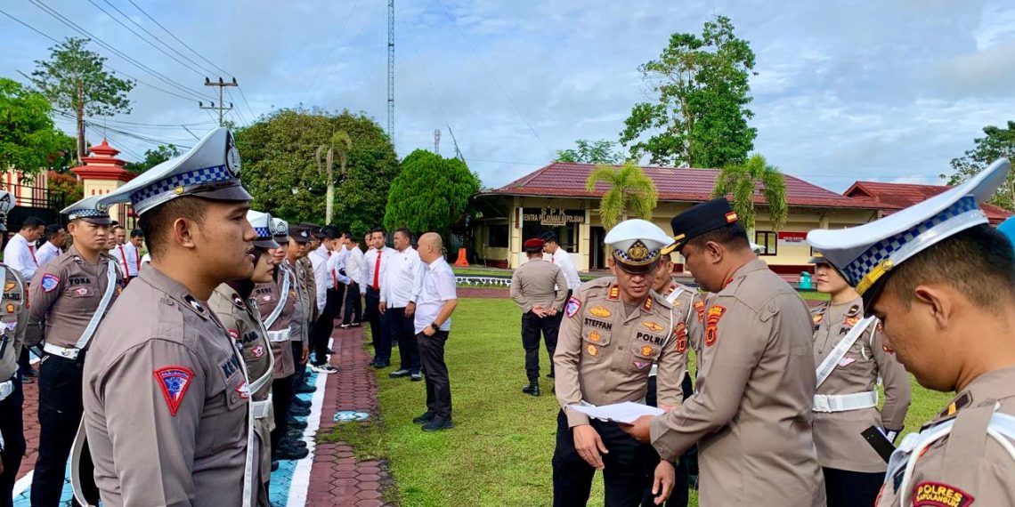 Wakapolres Sarolangun: Disiplin dan Penampilan Rapi Cerminan Anggota Polri