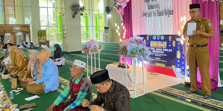 Bupati Merangin Membuka FASI ke-4 Tahun 2025 Cabang Tartil dan Tilawah Al Quran