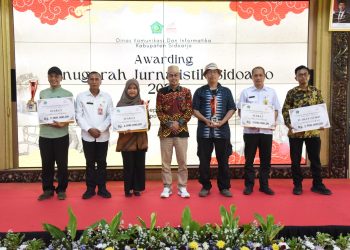 Pemkab Sidoarjo Beri Penghargaan Insan Jurnalis dan Kreator Konten