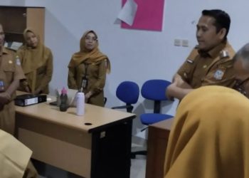 Pasca Pelantikan Pejabat, Bupati Merangin H. M Syukur Sidak ke Sejumlah OPD