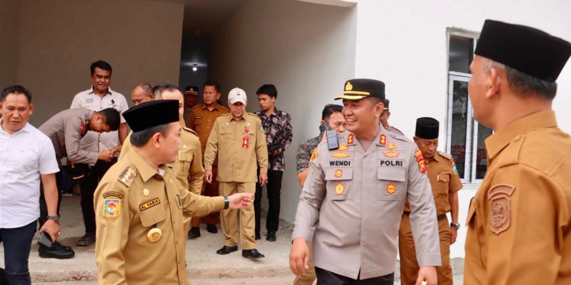 Gubernur Jambi Al Haris Tinjau Lokasi Pembangunan SPPG Polres Sarolangun