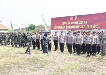 Wabup Mimik Idayana Resmikan TMMD ke-126 Sidoarjo: Bukti Sinergi TNI dan Pemkab Bangun Desa Maju dan Tangguh