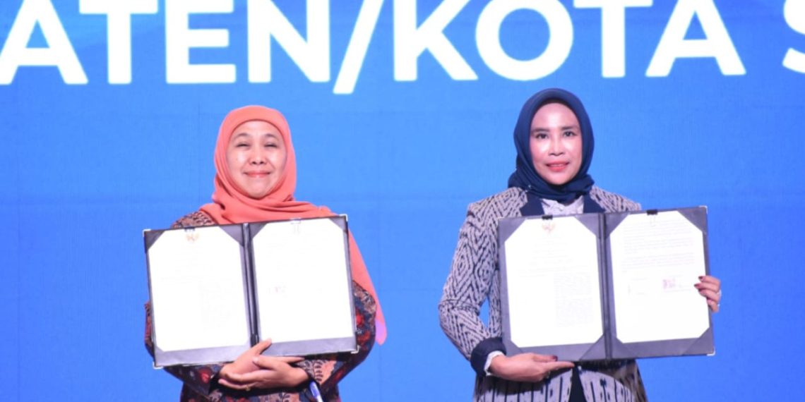 Pemkab Sidoarjo Tanda Tangani Nota Kesepakatan Restorative Justice dan Pembangunan Daerah Bersama Kabupaten/Kota se-Jawa Timur