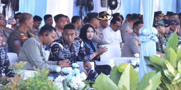 Wabup Sidoarjo Hadiri Simulasi Sispamkota Polda Jatim di GOR Sidoarjo
