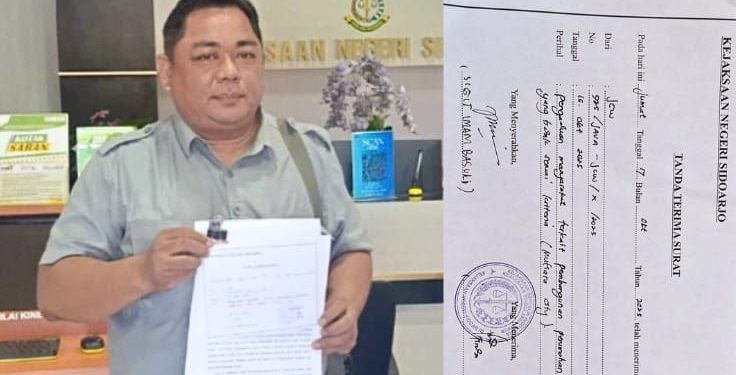 JCW Laporkan Dugaan Pelanggaran Pembangunan Perumahan Mutiara City ke Kejari Sidoarjo