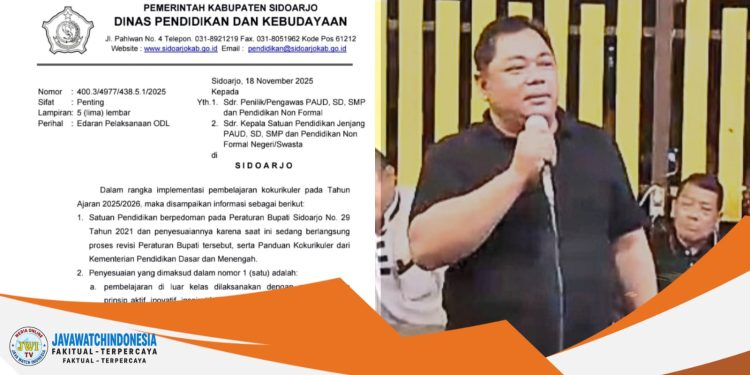 JCW Soroti Edaran ODL Dinas Pendidikan: Fasilitas Outbound Tak Layak, Kebijakan Dinilai Memberatkan dan Tidak Berpihak pada Mutu