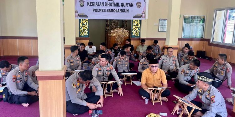 Pembinaan Rohani dan Mental, Polres Sarolangun Dorong Terbentuknya SDM Polri Unggul dan Berkarakter