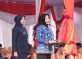 Wabup Sidoarjo Mimik Idayana Pimpin Upacara Peringatan HUT ke-54 Korpri di MPP Sidoarjo