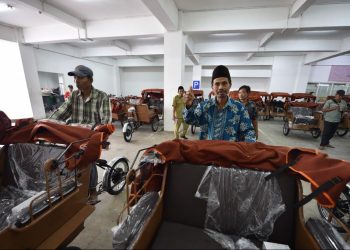 Pemkab Pasuruan Terima 100 Becak Listrik “Next Generation” dari Presiden Prabowo