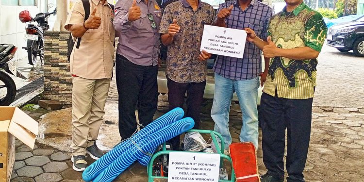 Kelompok Tani “TANI MULYO” Terima Bantuan Pompa Air, Apresiasi Wabup Sidoarjo dan Tani Merdeka Indonesia
