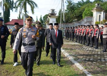 Pemkab dan Polres Merangin Gelar Apel Pasukan Operasi Lilin 2025, Pastikan Nataru Aman dan Kondusif