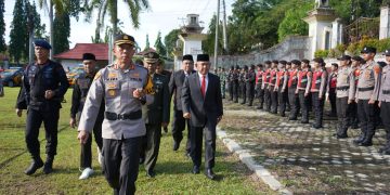 Pemkab dan Polres Merangin Gelar Apel Pasukan Operasi Lilin 2025, Pastikan Nataru Aman dan Kondusif