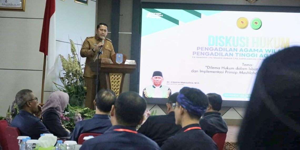 Atasi Dilema Isbat Nikah Bertingkat, Bupati Merangin Buka Diskusi Hukum Wilayah II Jambi