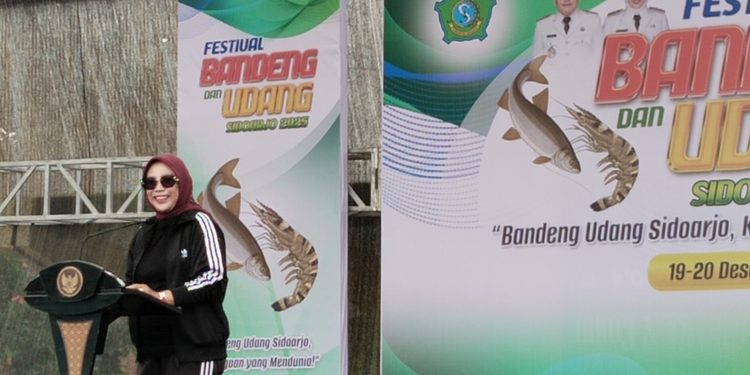 Wabup Sidoarjo Hj. Mimik Idayana Resmi Buka Festival Bandeng dan Udang 2025, Dorong UMKM dan Lestarikan Tradisi