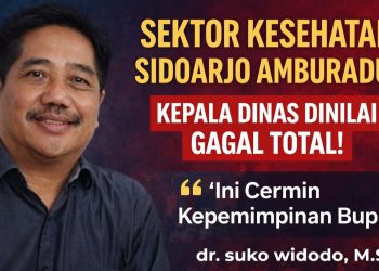 Sektor Kesehatan Sidoarjo Amburadul, Kepala Dinas Dinilai Gagal Total: “Ini Cermin Kepemimpinan Bupati”