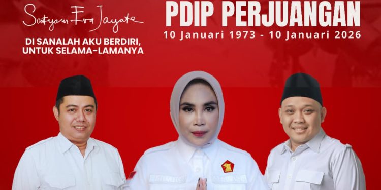 Hj. Mimik Idayana dan Jajaran Gerindra Sidoarjo Sampaikan Ucapan HUT ke-53 untuk PDI Perjuangan, Teguhkan Semangat Kebersamaan